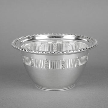 BIRKS Sterling Pierced Bowl w/Glass Liner