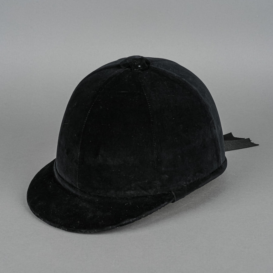 TRIPLE CROWN HARRY HALL Equestrian Helmet Black Velvet Around The Block