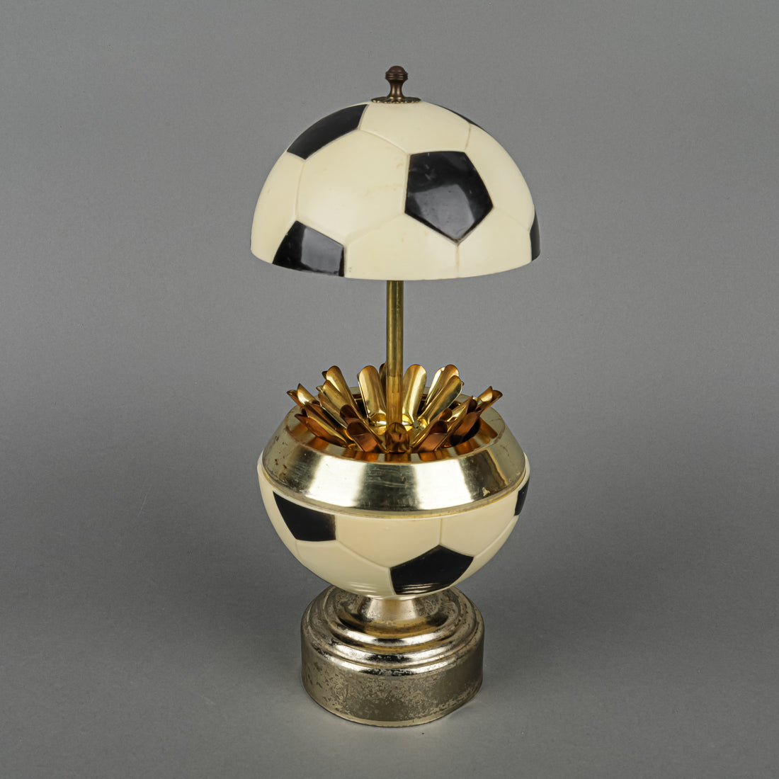 Vintage Musical Soccer Ball Cigarette Dispenser