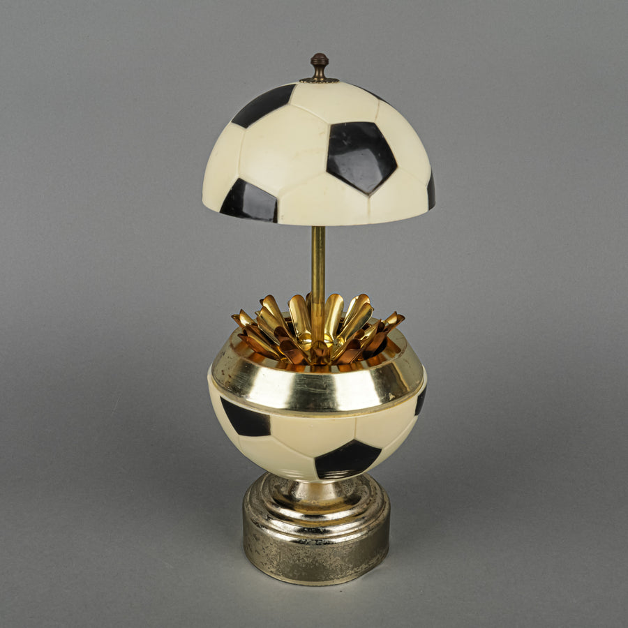 Vintage Musical Soccer Ball Cigarette Dispenser