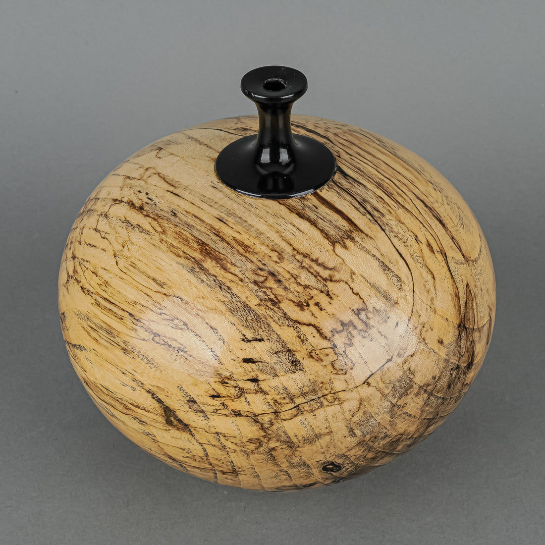 JOHN MASCOLL Spalted Hackberry Wood Vase