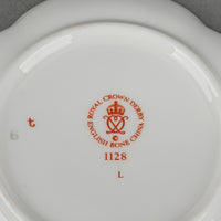 ROYAL CROWN DERBY Old Imari Solid Gold 1128 Tudor Rose Tray