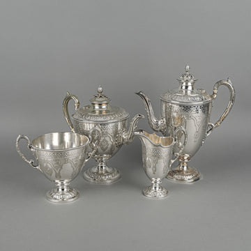 ELKINGTON & CO Silverplate Tea And Coffee Service 4 Pieces