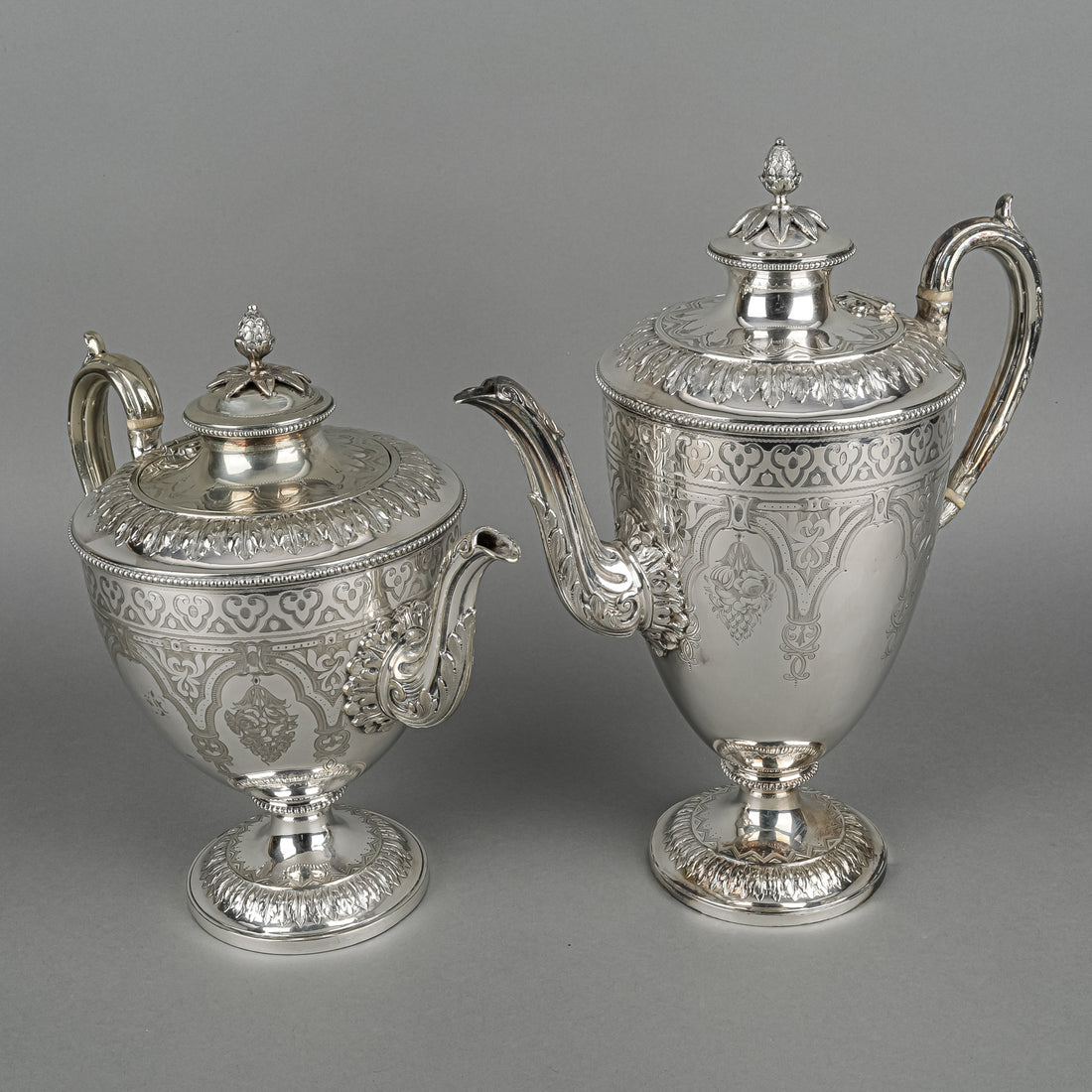ELKINGTON & CO Silverplate Tea And Coffee Service 4 Pieces