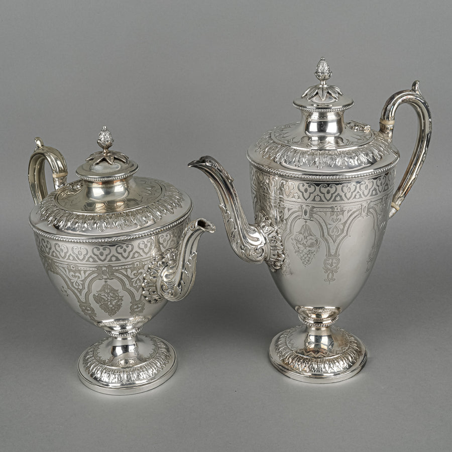 ELKINGTON & CO Silverplate Tea And Coffee Service 4 Pieces