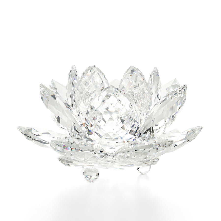 SWAROVSKI Waterlily Rosaline Candle Holder 5066010