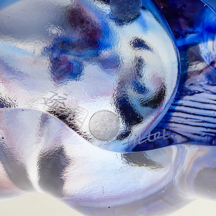 TITTOT Art Crystal Seashell With Hermit Crab Sculpture