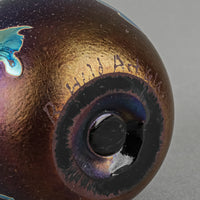 ROBERT HELD ART GLASS Iridescent Paperweight