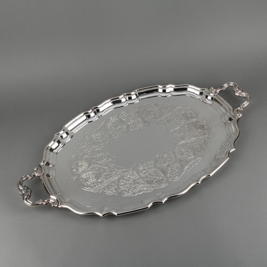 BIRKS Regency Plate Chippendale Silverplate Tray