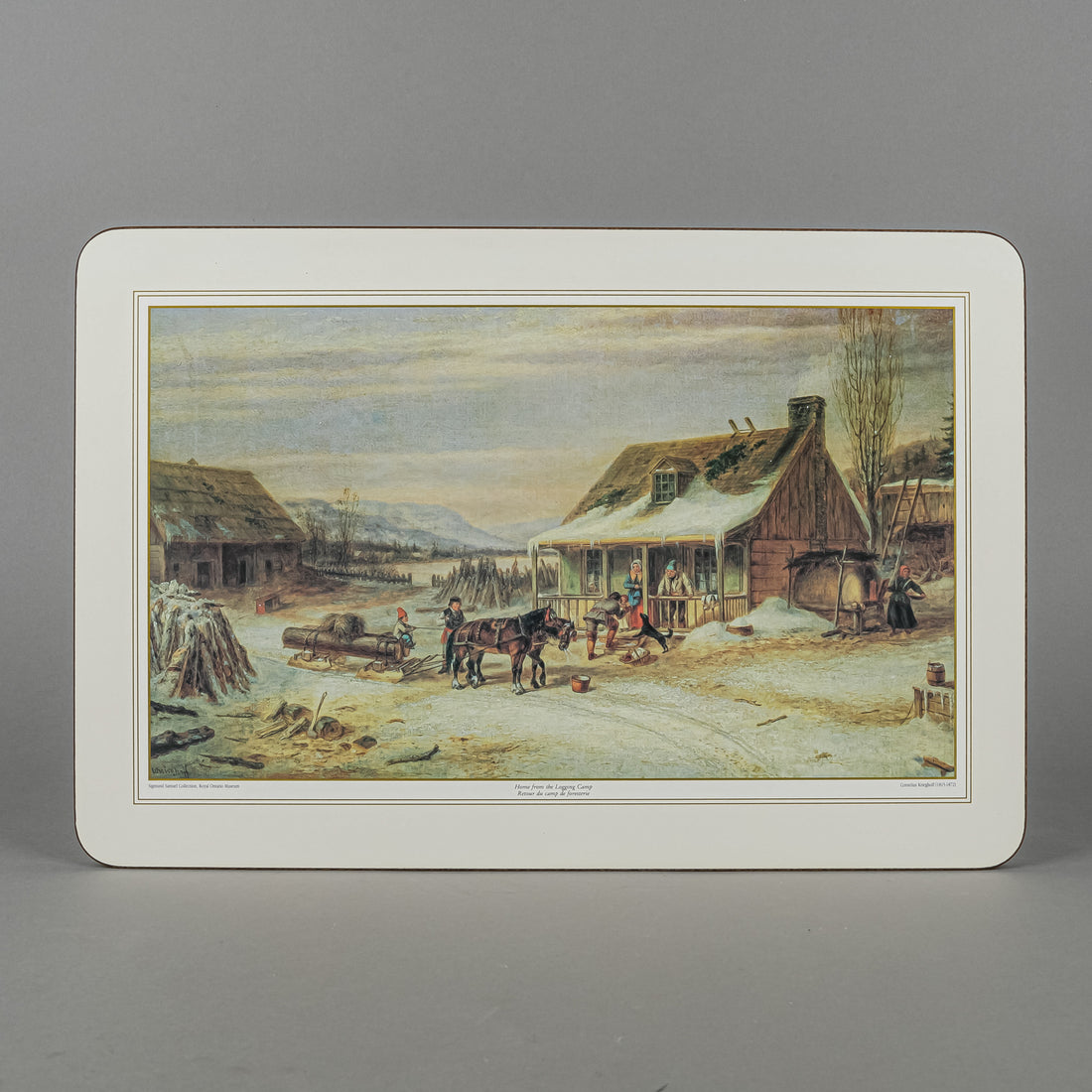 JASON Board Placemats Set/4 Cornelius Krieghoff