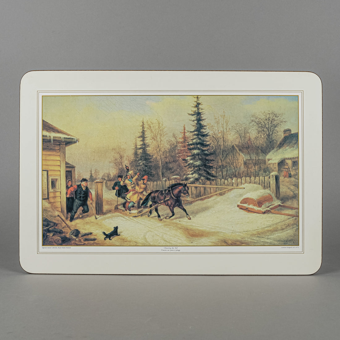 JASON Board Placemats Set/4 Cornelius Krieghoff