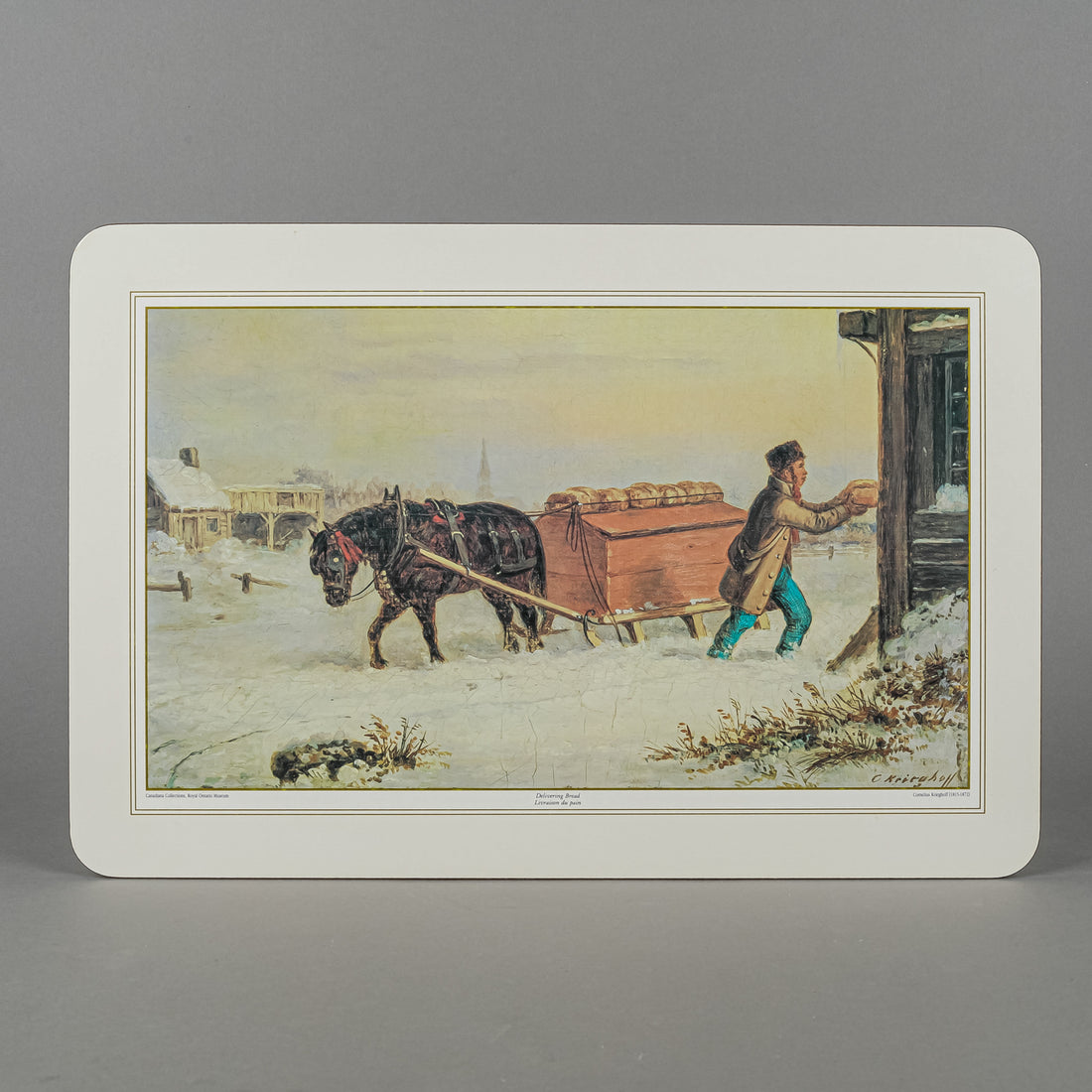 JASON Board Placemats Set/4 Cornelius Krieghoff