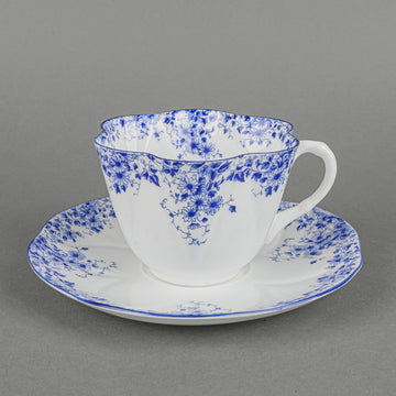 SHELLEY Cup & Saucer Dainty Blue