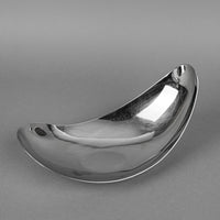 GEORG JENSEN Leaf Mirror Stainless Steel Dish