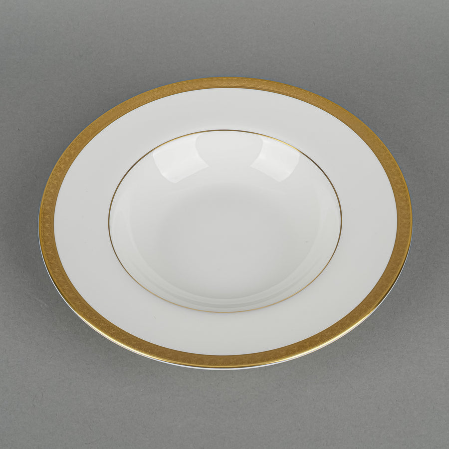 ROYAL DOULTON Royal Gold H4980 Soup Plates Set of 12