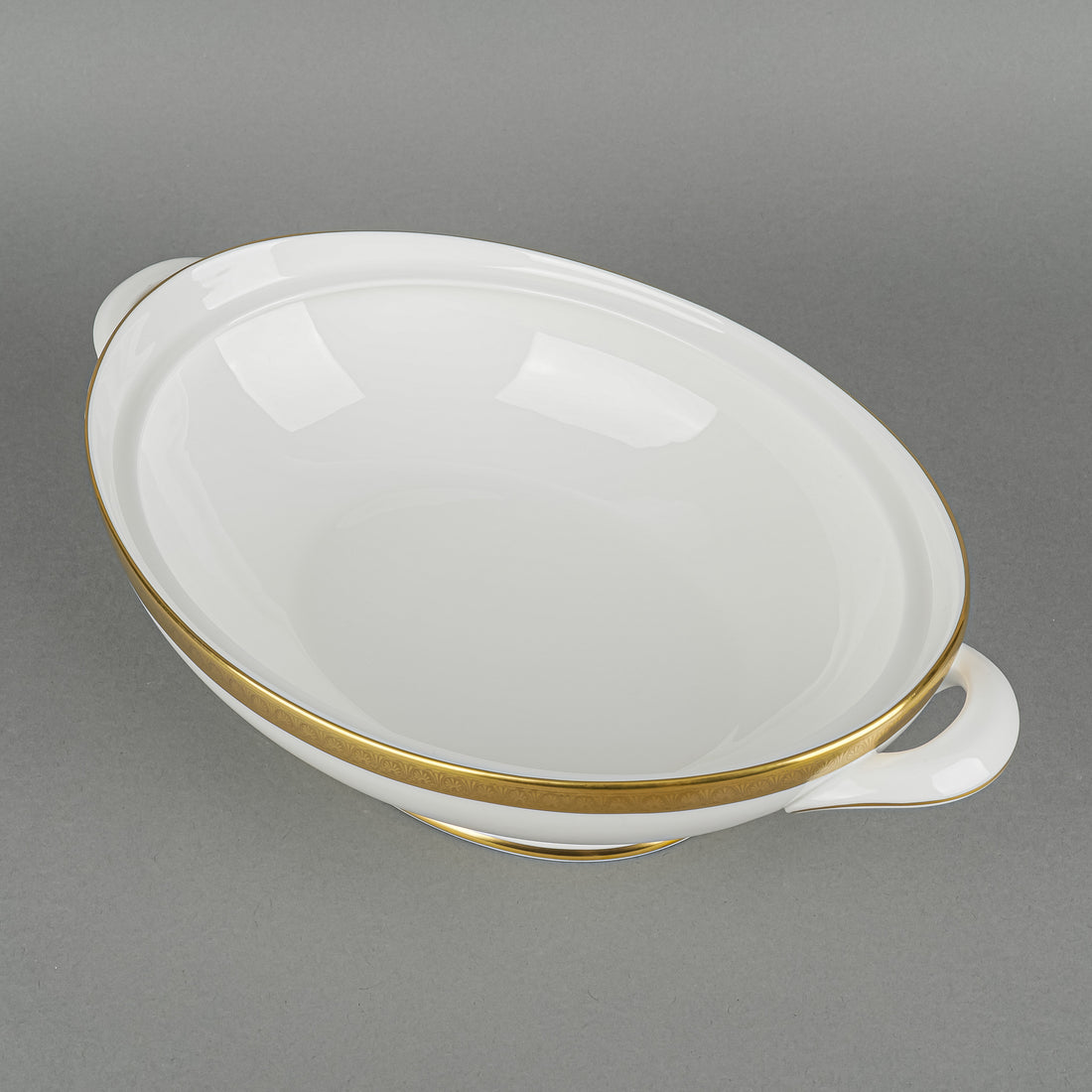ROYAL DOULTON Royal Gold H4980 Oval Covered Serving Bowl