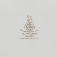 ROYAL DOULTON Royal Gold H4980 Oval Covered Serving Bowl