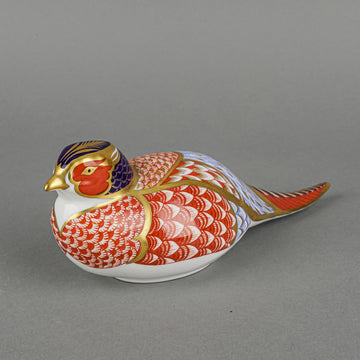 ROYAL CROWN DERBY Paperweight Pheasant