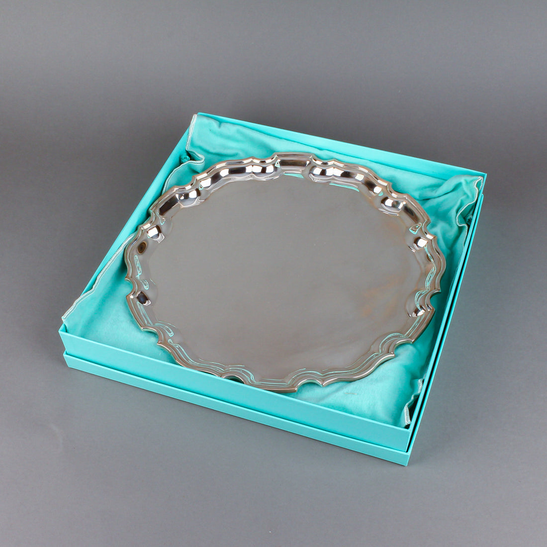 TIFFANY & CO. Chippendale Sterling Silver Tray