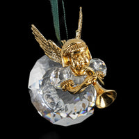 SWAROVSKI Angel 1997 Gold Ornament 211085