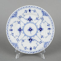 ROYAL COPENHAGEN Blue Fluted Half Lace Coffee Set 19pcs
