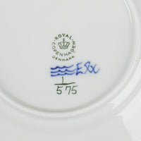 ROYAL COPENHAGEN Blue Fluted Half Lace Coffee Set 19pcs