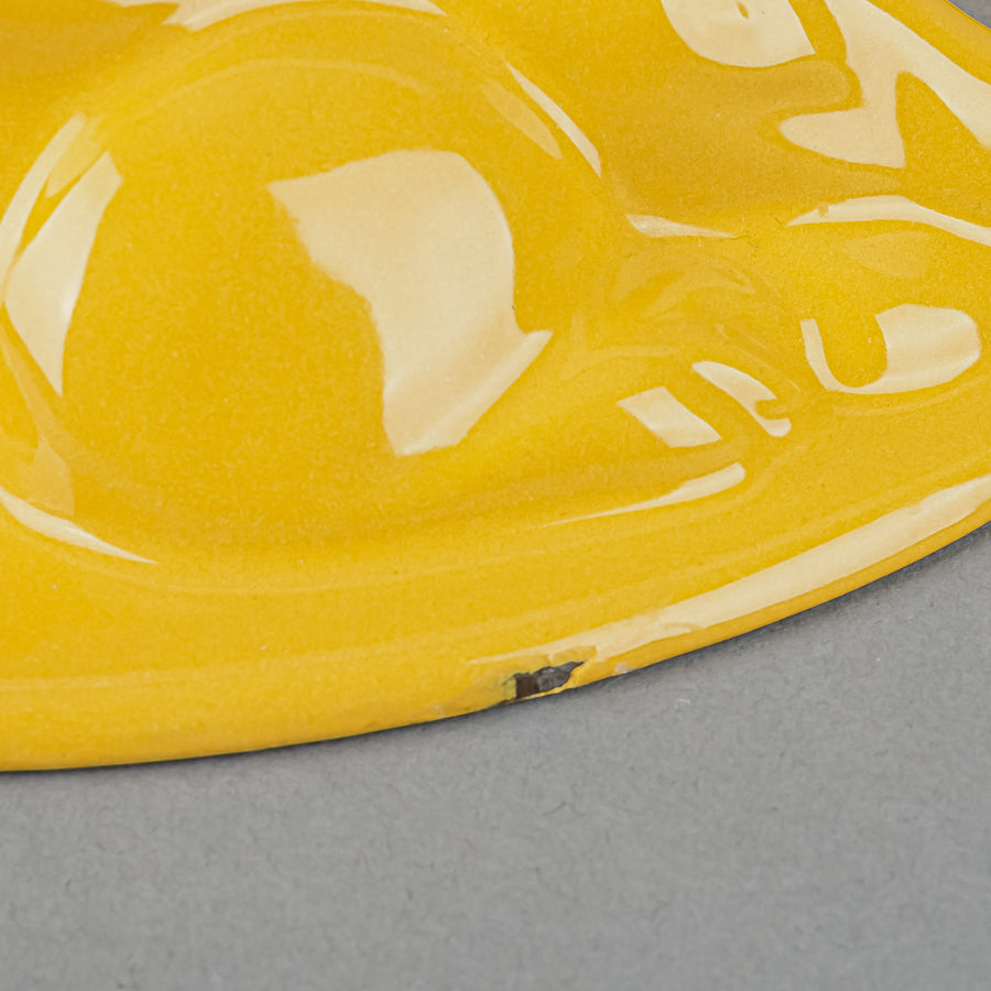 CHASSEUR Rabbit Enamel Cast Iron Covered Casserole - Yellow