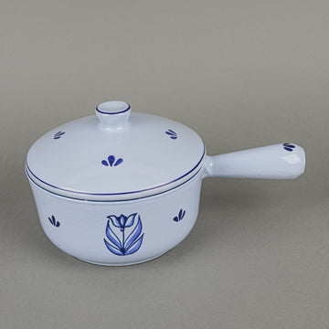 DRU Enamel Cast Iron Round Covered Saucepan