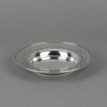 RODEN BROS. Pierced Sterling Silver Butter Dish