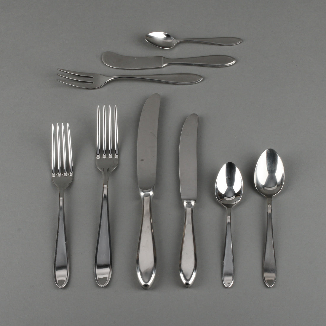 WMF GERMANY Shadowpoint Stainless Steel Flatware - 52 Pieces