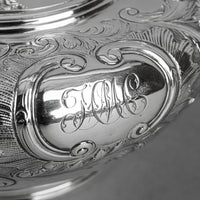 J WRANGHAM & Wm MOULSON London c.1836 Sterling Teapot