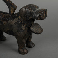 Vintage Cast Iron St. Bernard Dog Nutcracker