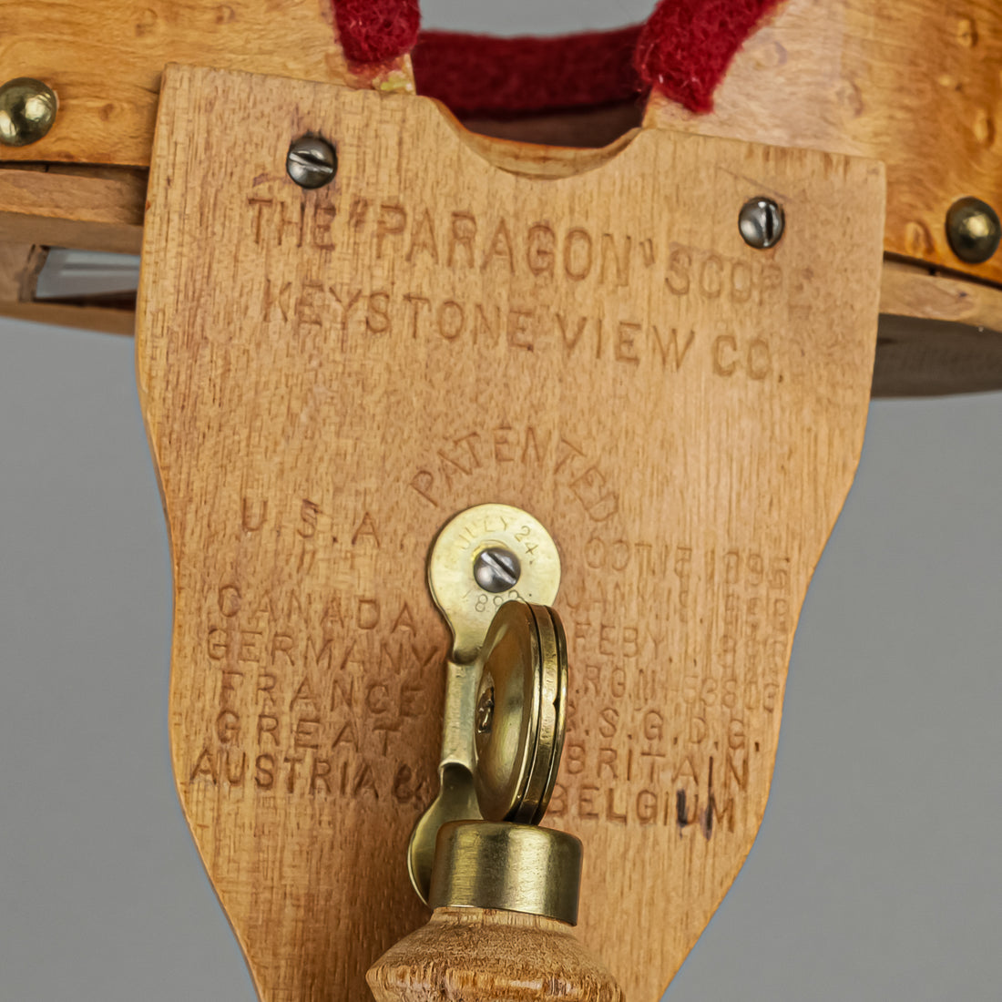 Antique KEYSTONE VIEW CO Paragon Stereoscope & Views