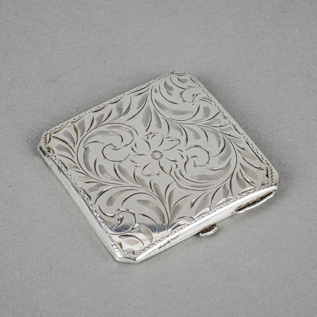 BIRKS Sterling Chased Square Compact
