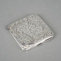 BIRKS Sterling Chased Square Compact