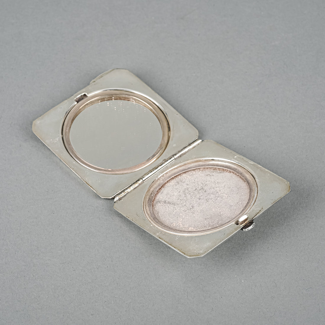 BIRKS Sterling Chased Square Compact