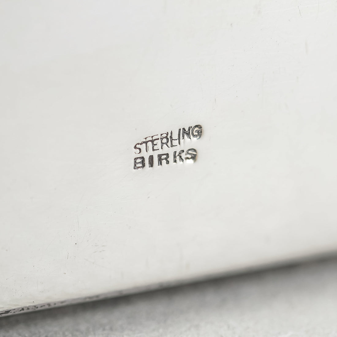BIRKS Sterling Chased Square Compact