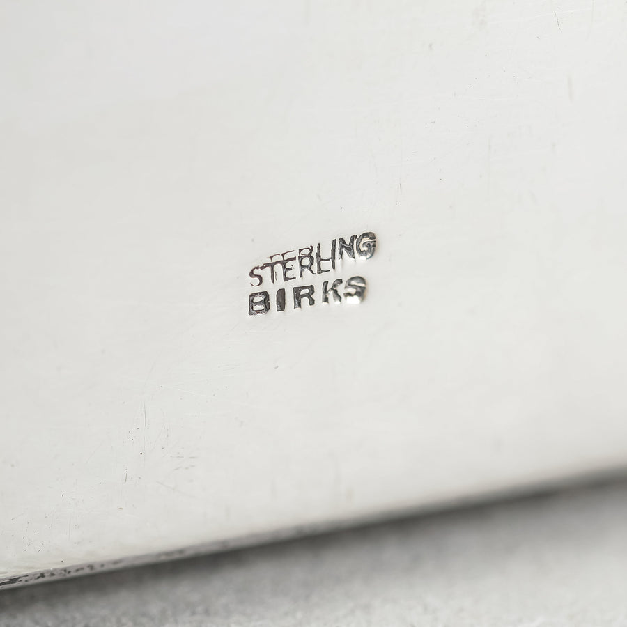 BIRKS Sterling Chased Square Compact
