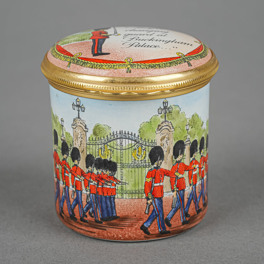 HALCYON DAYS Enamel Box - Changing Of The Guard