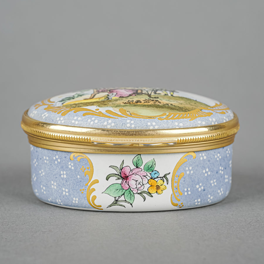HALCYON DAYS Enamel Box - The Tea Party