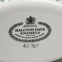 HALCYON DAYS Enamel Box - Christmas 1981 Christmas Tree