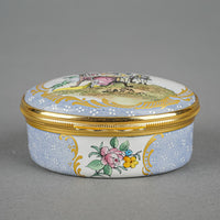 HALCYON DAYS Enamel Box - The Tea Party