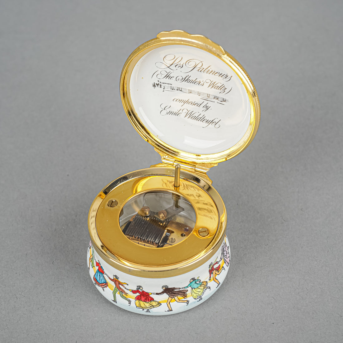 HALCYON DAYS Skaters Waltz Music Box