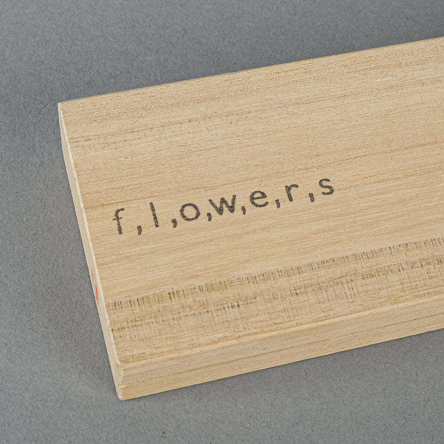 STUDIO NOTE Flowers Ruler