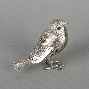 CHRISTOFLE Lumiere d'Argent Silver Plate Figurine Robin Standing