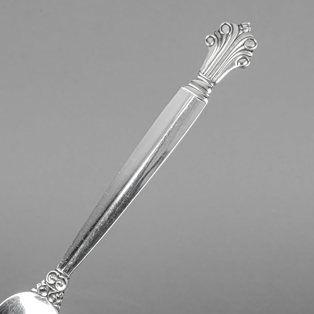 GEORG JENSEN Acanthus Sterling Flatware 70 Pieces
