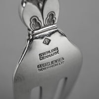 GEORG JENSEN Cactus Sterling Pastry Forks Set of 9