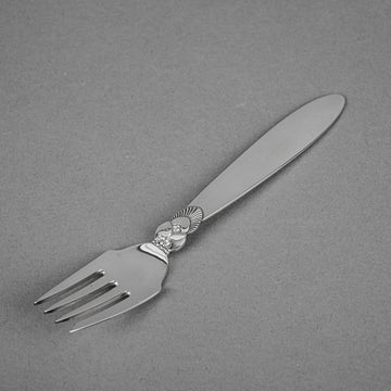 GEORG JENSEN Cactus Sterling Salad/Dessert Forks Set 11
