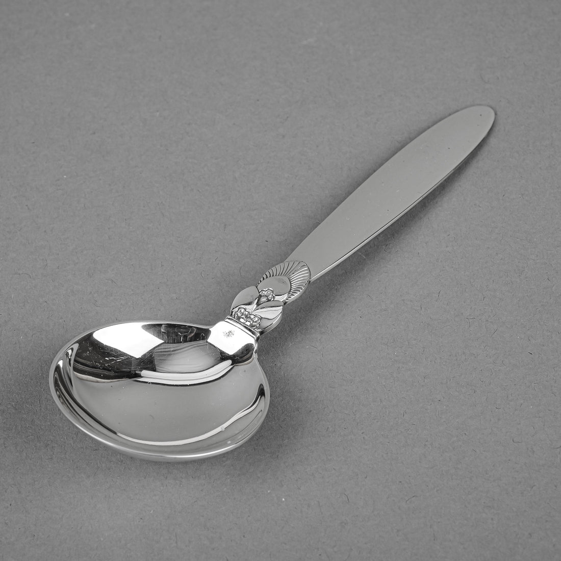 GEORG JENSEN Cactus Sterling Cream Soup Spoons Set of 6
