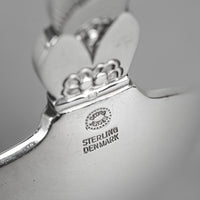 GEORG JENSEN Cactus Sterling Cream Soup Spoons Set of 6